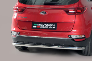 Rear Bar | geschikt voor Kia | Sportage 18-22 5d suv. | rvs zilver Rear Bar RVS