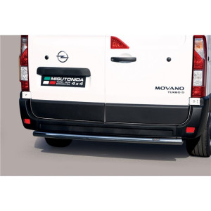 Rear Bar | Opel | Movano 19-21 4d bus | RVS Rear Bar rvs zilver