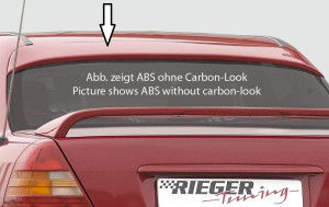 Rieger achterraamspoiler | C-Klasse (W202) - Sedan | stuk carbonlook abs | Rieger Tuning