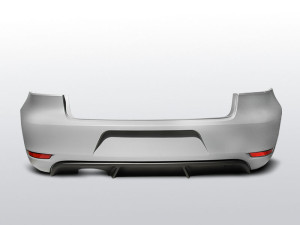 Achterbumper | Volkswagen Golf 6 | 2008-2012 | GTI-Look | ABS Kunststof | uitlaat links | zonder PDC