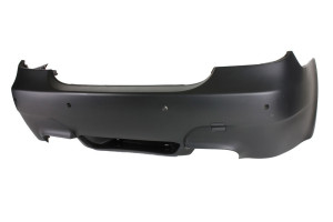 Achterbumper | BMW 5 serie E60 2003-2007 | M5-look | met PDC 30/24mm | ABS kunststof | Uitlaat links en rechts