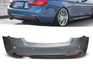 Achterbumper | voor M Pakket | geschikt voor BMW 4-serie F32 coupe & F33 cabriolet |ABS Kunststof | PDC