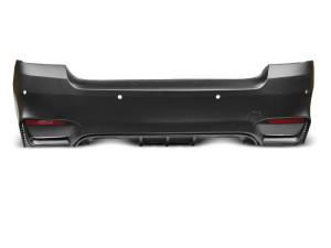 Achterbumper | geschikt voor BMW 3-serie E92 E93 2006-2013 | M4 Style | PDC | Uitlaat links rechts | 01