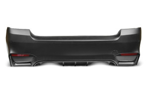 Achterbumper | geschikt voor BMW 3-serie E92 E93 2006-2013 | M4 Style | zonder PDC | Uitlaat links rechts | 04