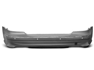 Achterbumper | voor Sport - Look | geschikt voor Mercedes-Benz E-klasse W211 sedan 2006-2009 | ABS Kunststof | met PDC