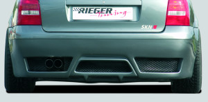 Rieger achterbumper | A4 (B5): 11.94-98, 99-12.00 - Lim. | stuk ongespoten abs | Rieger Tuning