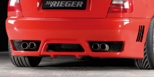 Rieger achterbumper | A4 (B5): 11.94-98, 99-12.00 - Avant | stuk ongespoten abs | Rieger Tuning