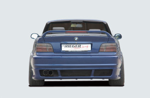 Rieger achterbumper E46 Sport-Look | 3er E36 - Cabrio, Coupé, Lim., Touring | stuk ongespoten abs | Rieger Tuning