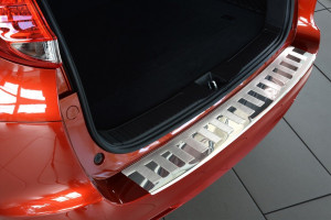 Achterbumperbeschermer | Honda CIVIC 2009- | RVS | Geprofileerde ribben