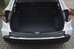 Achterbumperbeschermer | Honda HR-V 2015- | profiled/ribs | RVS