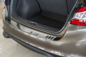 Achterbumperbeschermer | geschikt voor Nissan Pulsar 2014- | RVS