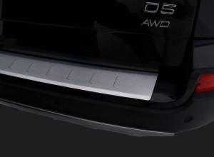 Achterbumperbeschermer | geschikt voor Volvo XC90 2006- RVS ribbed