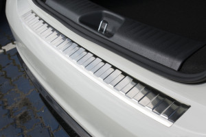 Achterbumperbeschermer | geschikt voor Mercedes-Benz | A-klasse 15-18 5d hat. W176 | AMG-Line | RVS