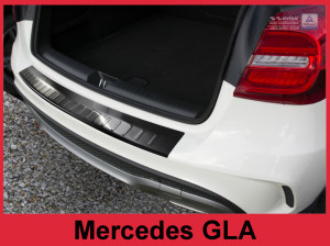 Achterbumperbeschermer | Mercedes GLA-Klasse 2013-2017 | zwart