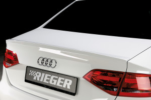 Rieger achterklepspoiler | A4 (B8/B81): 11.07-12.11 (tot Facelift) - Lim. | stuk ongespoten pu-rim | Rieger Tuning