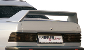 Rieger achterspoiler | 190-Serie (W201) - Sedan | stuk ongespoten abs | Rieger Tuning