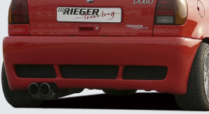 Rieger achterbumper | Polo 4 (6N): 10.94-01 - 3-drs., 5-drs. | stuk ongespoten abs | Rieger Tuning