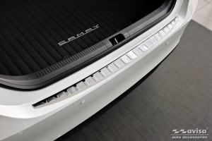 Achterbumperbeschermer | Toyota | Camry 19-21 4d sed. / Camry 21- 4d sed. | 8ste generatie | Ribs | RVS rvs zilver