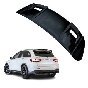 Dakspoiler | geschikt voor Mercedes-Benz | GLC-klasse 15-19 5d suv X253 / GLC-klasse 19-22 5d suv X253 | AMG-Look | glanzend zwart | 01
