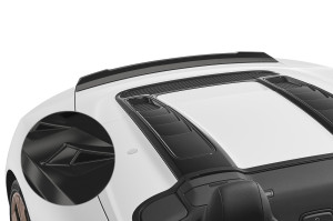 Achterspoiler | geschikt voor Audi | R8 Spyder 16- 2d cab. | type 4S | kleine versie | ABS-kunststof | Glanzend zwart