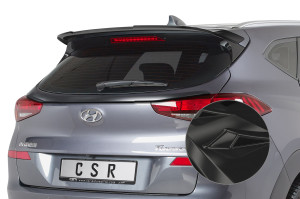 Achterspoiler | geschikt voor Hyundai | Tucson 15-18 5d suv. / Tucson 18-21 5d suv. | type TL | onder achterruit | ABS-kunststof | Glanzend zwart