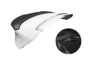 Achterspoiler | Ford | Focus Wagon 11-14 5d sta. / Focus Wagon 14-18 5d sta. | MK3 ST | ABS-kunststof | Glanzend zwart