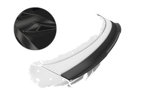 Achterspoiler | Kia | ProCeed 19-21 5d hat. / ProCeed 21- 5d hat. | type CD | onder achterruit | ABS-kunststof | Glanzend zwart