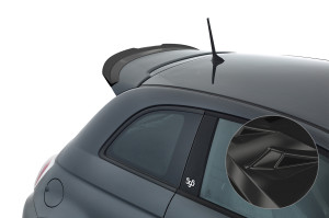 Achterspoiler | geschikt voor Abarth | 595 16- 3d hat. | ABS-kunststof | Glanzend zwart