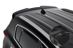 Achterspoiler | geschikt voor Kia | Sportage 16-18 5d suv. / Sportage 18-22 5d suv. | QL / QLE | ABS-kunststof | Glanzend zwart