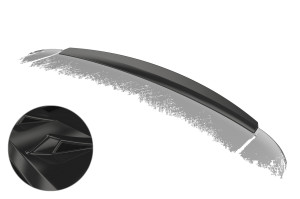 Achterspoiler | geschikt voor Peugeot | 407 Coupé 05-08 2d cou. / 407 Coupé 08-09 2d cou. | ABS-kunststof | Glanzend zwart