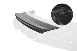 Achterspoiler | geschikt voor Audi | TT Coupé 14- 2d cou. / TT Roadster 15- 2d cab. | ook TTS | type FV / 8S | ABS-kunststof | Glanzend zwart