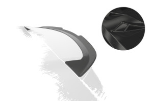 Achterspoiler | Opel | Crossland 20- 5d suv. / Crossland X 17-20 5d suv. | ABS-kunststof | Glanzend zwart