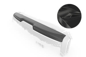 Achterspoiler | Ford | Tourneo Custom 13-18 5d bus. / Tourneo Custom 20- 5d bus. | ABS-kunststof | Glanzend zwart