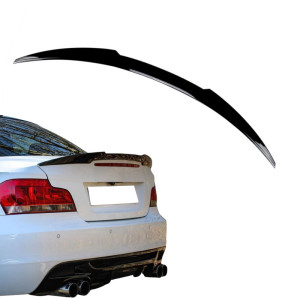Achterspoiler | geschikt voor BMW | 1-serie Cabrio 08-14 2d cab. E88 1-serie / Coupé 07-13 2d cou. E82 | M4-Look | glanzend zwart | 02
