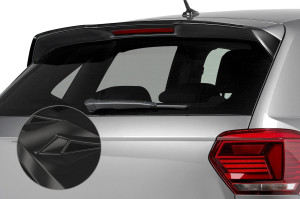 Achterspoiler | geschikt voor Volkswagen | Polo 17- 5d hat. | 2G | GTI / R-Line | ABS-kunststof | zwart Glanzend