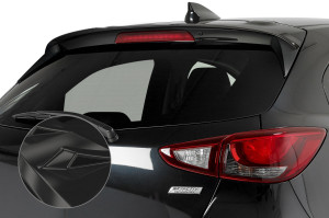 Achterspoiler | geschikt voor Mazda | 2 15-20 5d hat. / 2 20- 5d hat. | type DJ | ABS-kunststof | zwart Glanzend