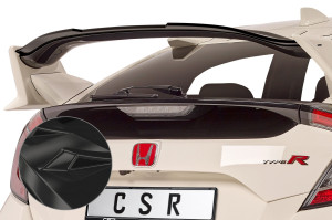 Achterspoiler | geschikt voor Honda | Civic 17- 5d hat. | type R FK8 | ABS-kunststof | zwart Glanzend