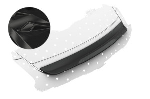Achterspoiler | geschikt voor Porsche | Boxster 05-09 2d cab. / Boxster 09-12 2d cab. | 987 | zwart Glanzend
