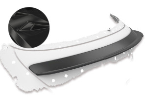 Achterspoiler | geschikt voor Mercedes-Benz | CLA-klasse Shooting Brake 15-16 5d sta. X117 / CLA-klasse Shooting Brake 16-19 5d sta. X117 | ook AMG-Line | zwart Glanzend