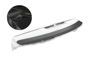 Achterspoiler | geschikt voor Mercedes-Benz | SLS AMG 10-14 2d cou. / SLS AMG Roadster 11-14 2d cab. | C197 / R197 | zwart Glanzend