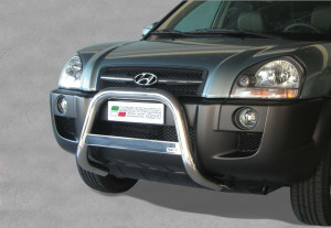 Pushbar | Hyundai | Tucson 04-10 5d suv. | RVS rvs zilver Medium Bar