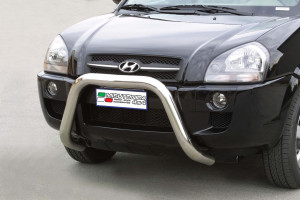 Pushbar | Hyundai | Tucson 04-10 5d suv. | RVS rvs zilver Super Bar CE-keur