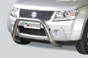 Pushbar | geschikt voor Suzuki | Grand Vitara 05-08 3d suv. / Grand Vitara 05-08 5d suv. | rvs zilver Super Bar RVS