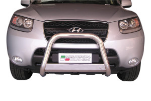 Pushbar | geschikt voor Hyundai | Santa Fe 06-10 5d suv. | RVS rvs zilver Medium Bar CE-keur