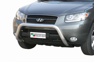 Pushbar | geschikt voor Hyundai | Santa Fe 06-10 5d suv. | RVS rvs zilver Super Bar CE-keur