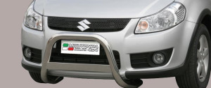 Pushbar | geschikt voor Suzuki | SX4 06-10 5d suv. | rvs zilver Medium Bar RVS