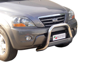 Pushbar | geschikt voor Kia | Sorento 06-09 5d suv. | RVS rvs zilver Medium Bar CE-keur