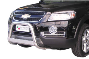 Pushbar | geschikt voor Chevrolet | Captiva 06-11 5d suv. | RVS rvs zilver Medium Bar CE-keur
