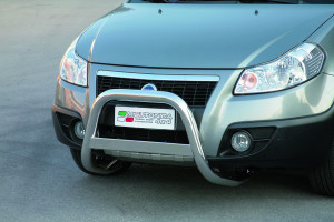 Pushbar | Fiat | Sedici 07-09 5d suv. | RVS rvs zilver Medium Bar