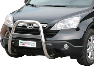 Pushbar | Honda | CR-V 07-10 5d suv. | RVS rvs zilver High Medium Bar